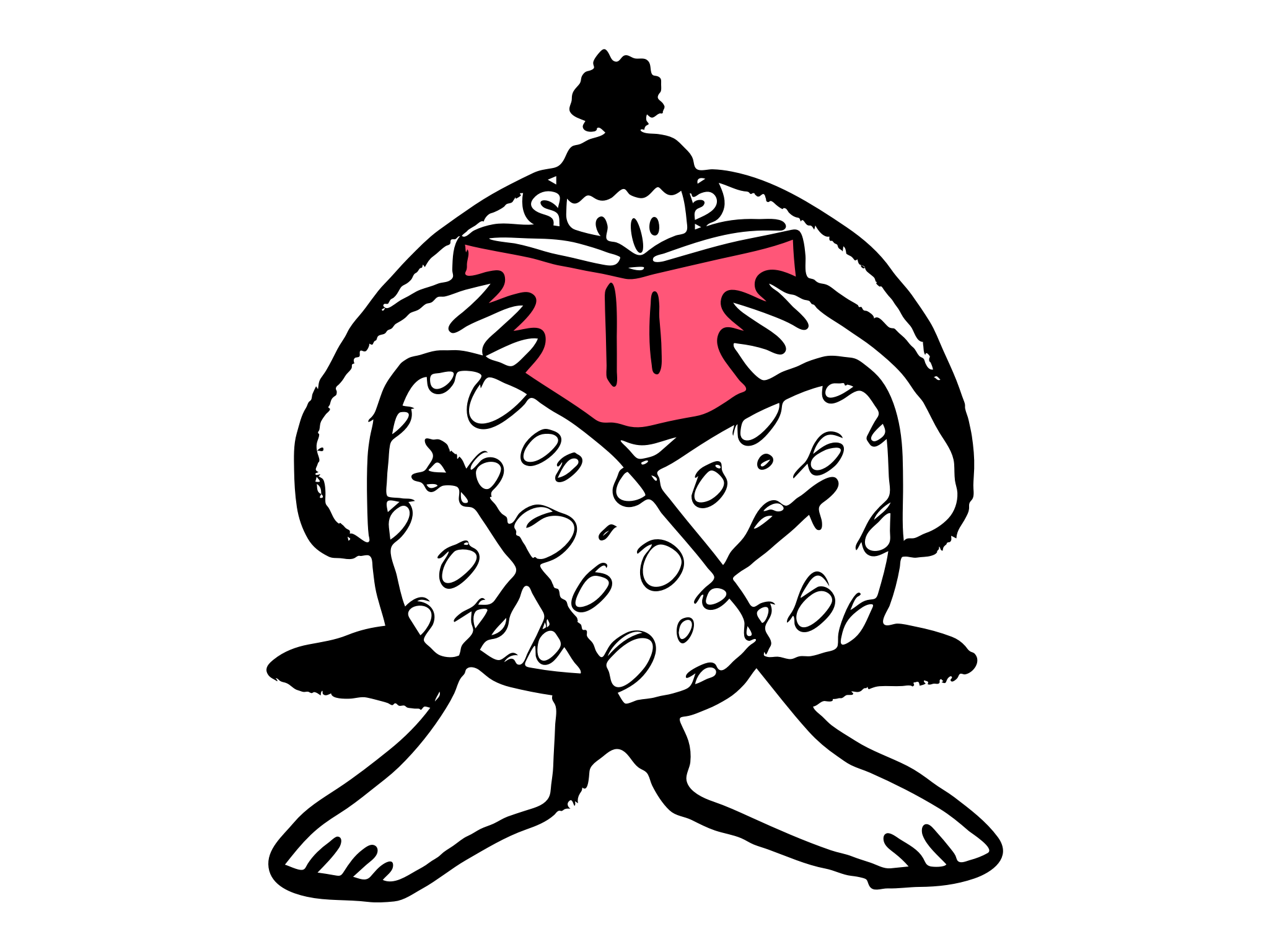 Child reading illustration